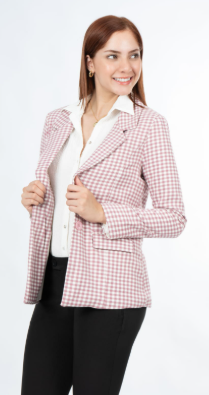 Blazer Cuadros Zara