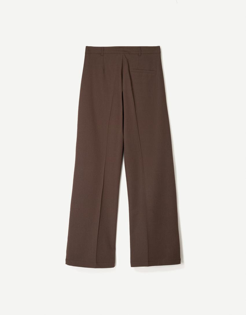 Pantalón sastre café Zara