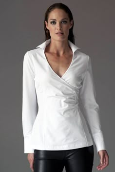 Camisa cruzada Zara