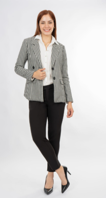 Blazer Cuadros Zara