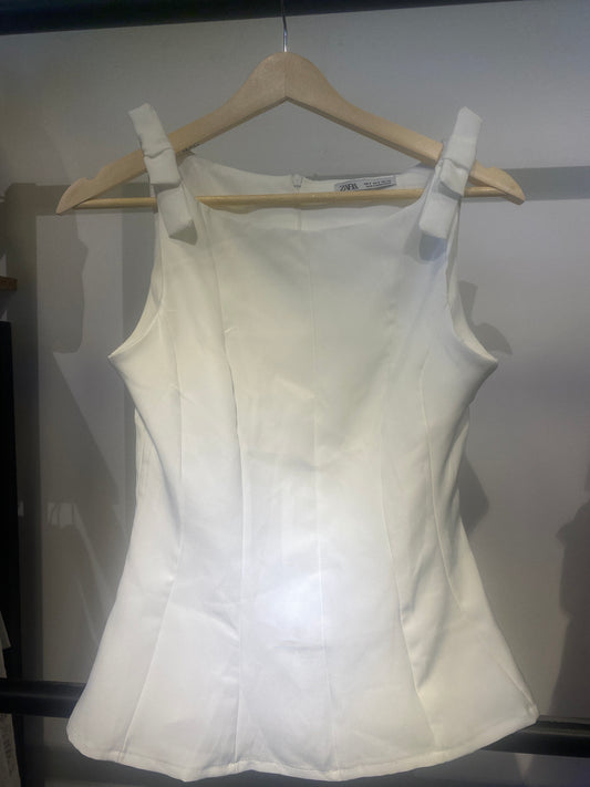 Blusa manga cero Zara