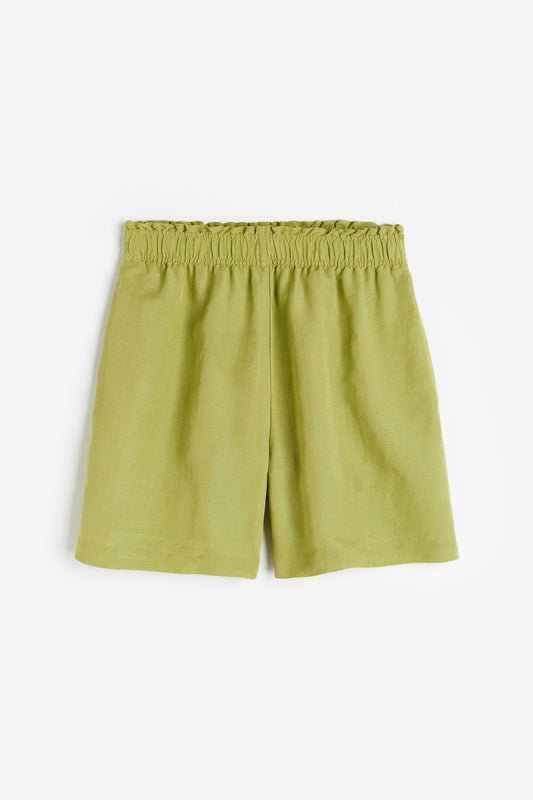 Short Lino  verde claro - H&M