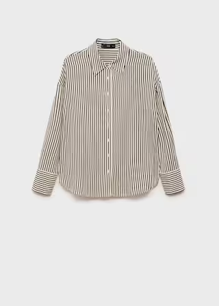 Camisa a rayas Mango