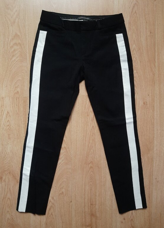 PANTALON DE TELA NEGRO BANANA REPUBLIC