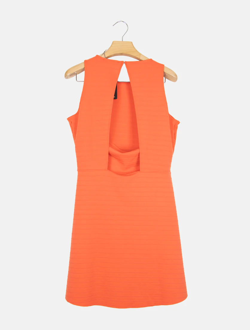 VESTIDO CORTO NARANJA MANGO